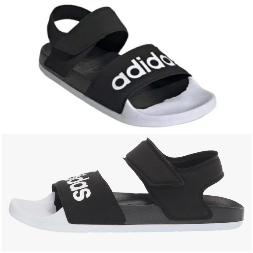 NWT Adidas Adilette Back Strap Sandals Sz 11